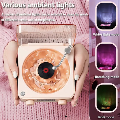 Multifunctional Wireless and White Noise Speaker with USB Port & AUX Input - Adjustable Ambient Light Modes - Perfect Halloween Gift!