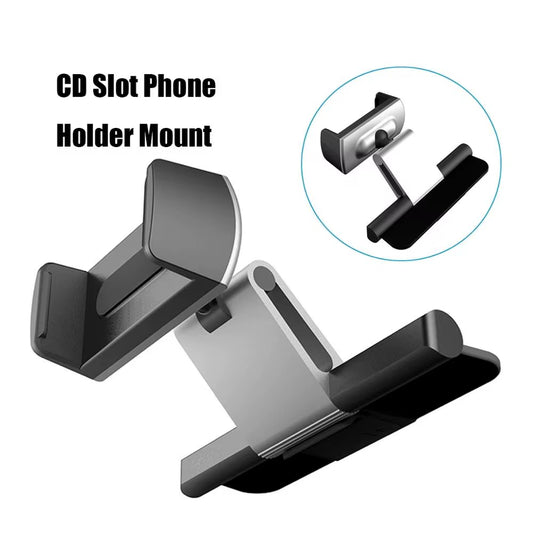 360°Rotation  CD Slot Car Phone Holder Mount for 3.5-6Inch Mobile Phone Car Holder for Iphone 6/7/7 plus for Samsung
