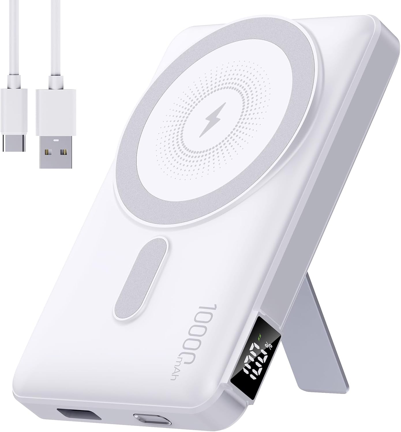Experience Ultimate Power On-the-Go: 2026 Magnetic Wireless Portable Charger Power Bank - 10000mAh with 22.5W PD Fast Charging and Built-In LED Display for iPhone 17/16/15/14/13/12/Pro/Mini/Pro Max