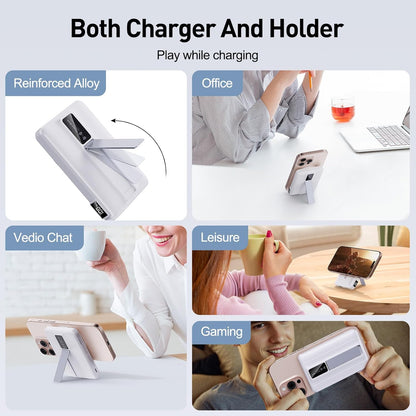 Experience Ultimate Power On-the-Go: 2026 Magnetic Wireless Portable Charger Power Bank - 10000mAh with 22.5W PD Fast Charging and Built-In LED Display for iPhone 17/16/15/14/13/12/Pro/Mini/Pro Max