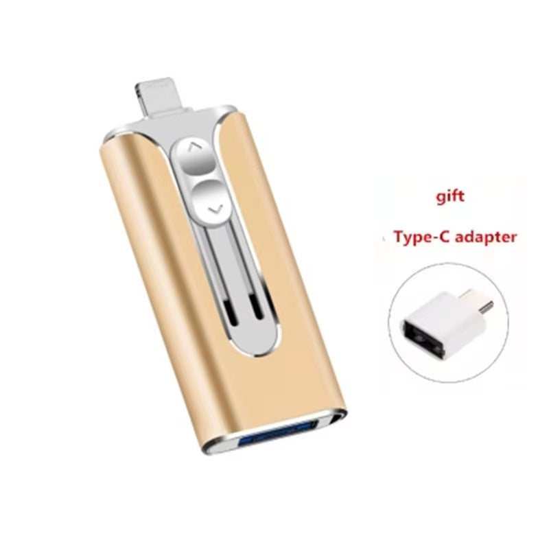 NEW Usb Flash Drive 256GB Micro USB Stick 64GB Pendrive High Speed for Iphone11/12/13/14 Memory Stick 512GB 1TB 2TB Pen Drive
