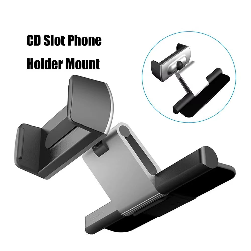 360°Rotation  CD Slot Car Phone Holder Mount for 3.5-6Inch Mobile Phone Car Holder for Iphone 6/7/7 plus for Samsung
