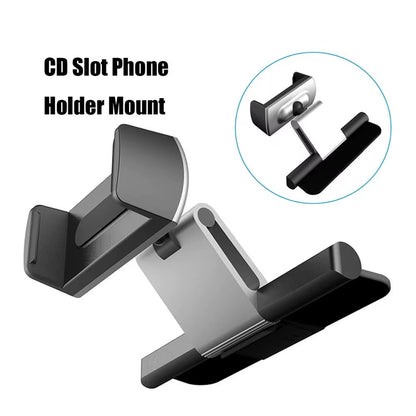 360°Rotation  CD Slot Car Phone Holder Mount for 3.5-6Inch Mobile Phone Car Holder for Iphone 6/7/7 plus for Samsung